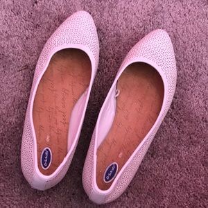 White Cute Flats